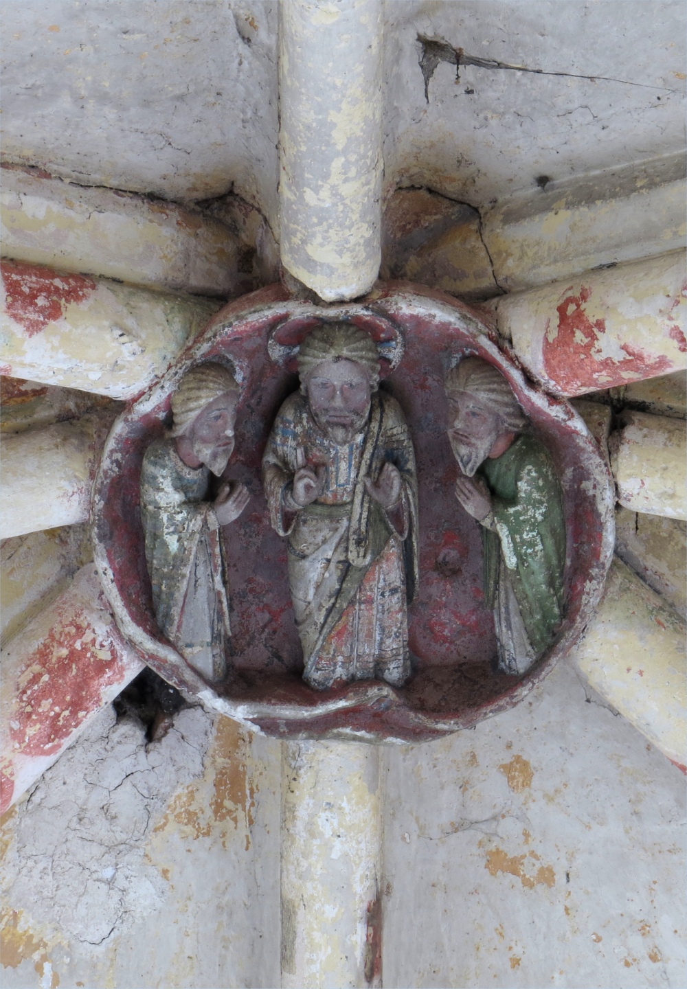 Abbaye de la Trinit de Vendme, clef de voute de la transfiguration